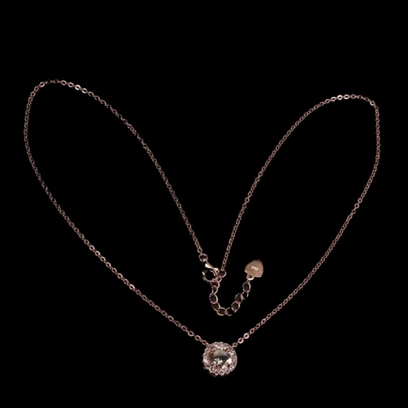 SOLD Natural Morganite 14K over 925 Pendant Chain - Picture 5 of 5